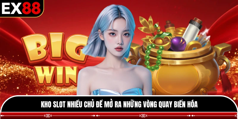 Kho slot nhiều chủ đề mở ra những vòng quay biến hóa